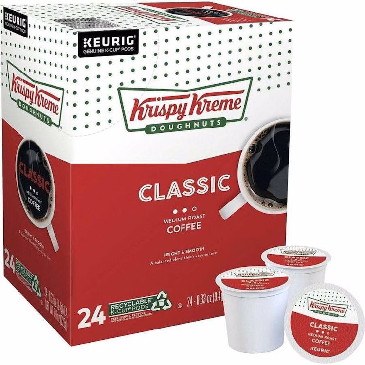Krispy Kreme K-Cup Coffee Pods - Medium Roast