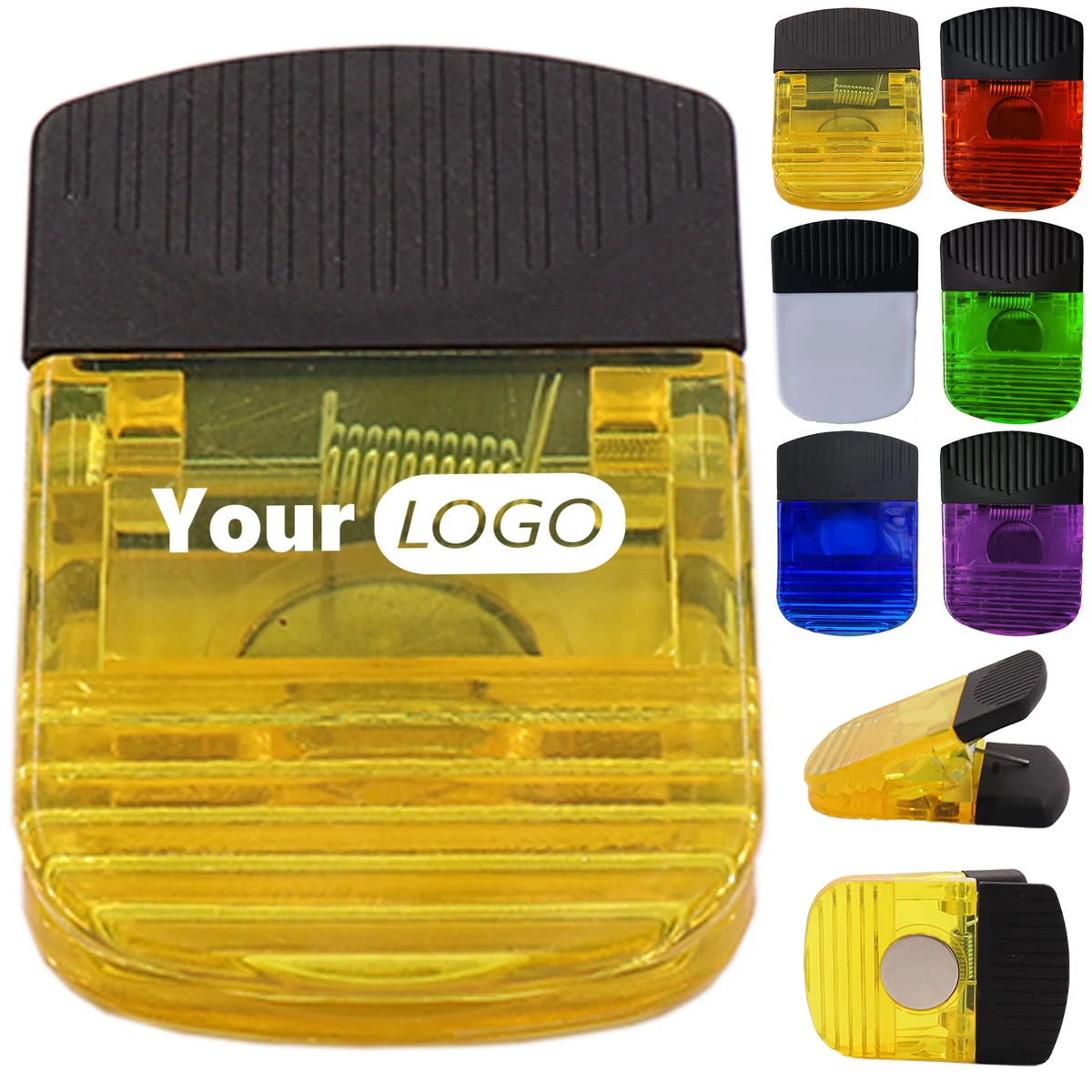 Plastic Magnetic Refrigerator Clip 1