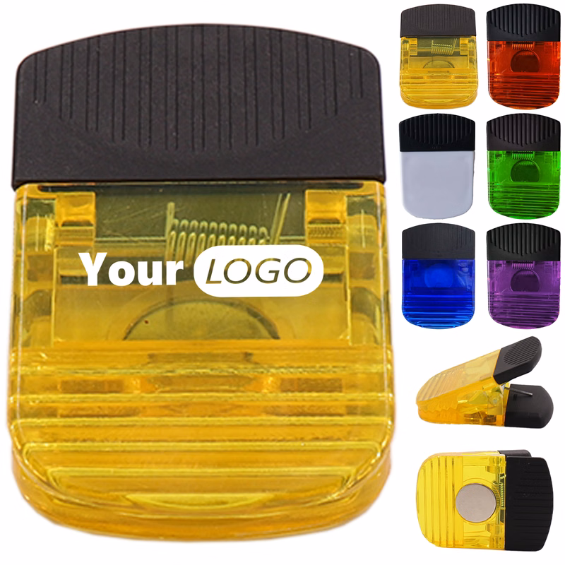 Plastic Magnetic Refrigerator Clip