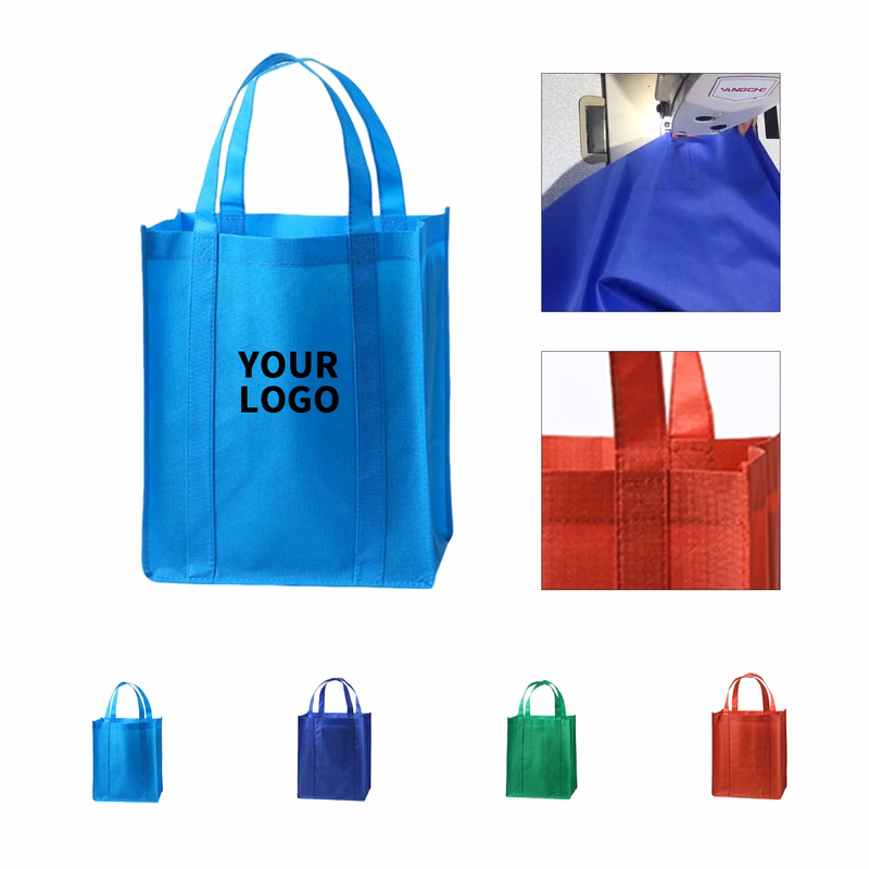Non Woven Shopper Tote 13" x 15" x 10" With Reinforced Handle