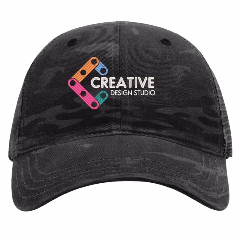 Richardson 111PT Relaxed Tactical MultiCam Hats with Embroidery
