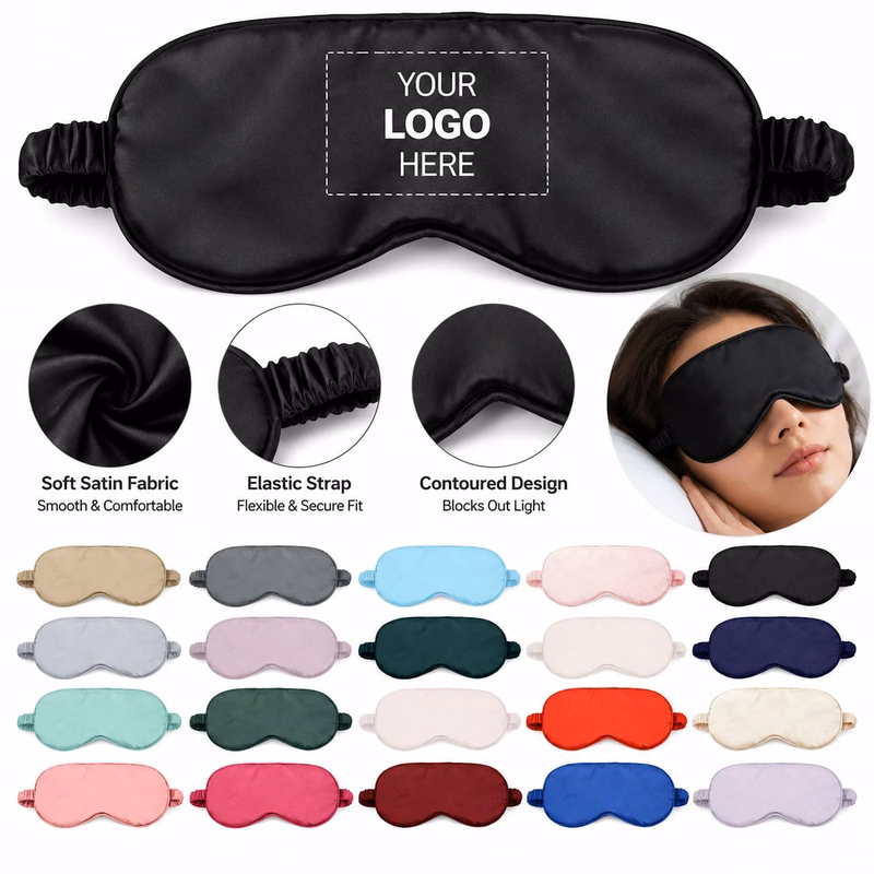 Soft Sleep Mask for Travel, Hotels and Wellness