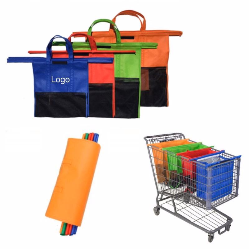 Reusable Shopping Trolley Bags (Set of 4)