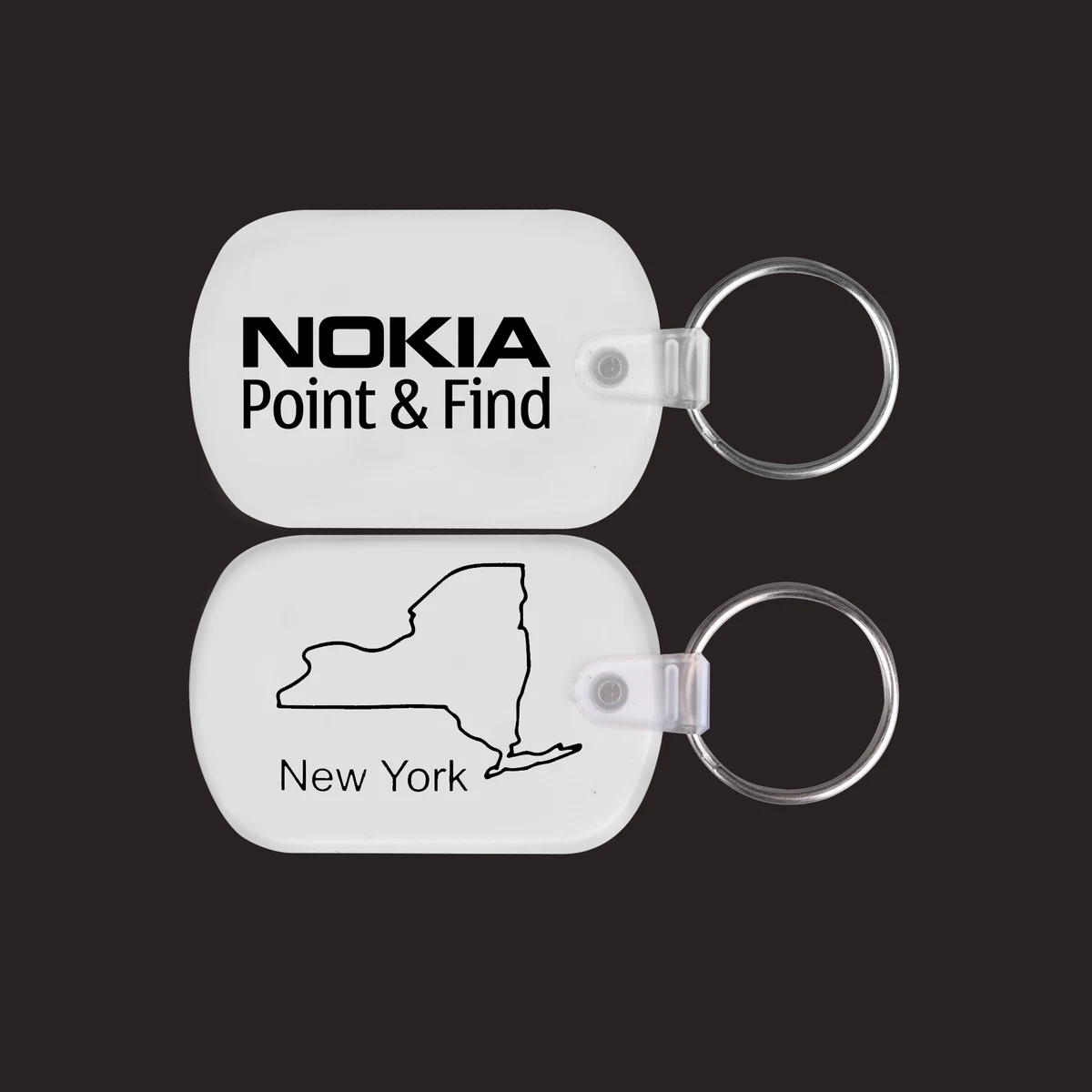 New York Map PVC Key Holder 1