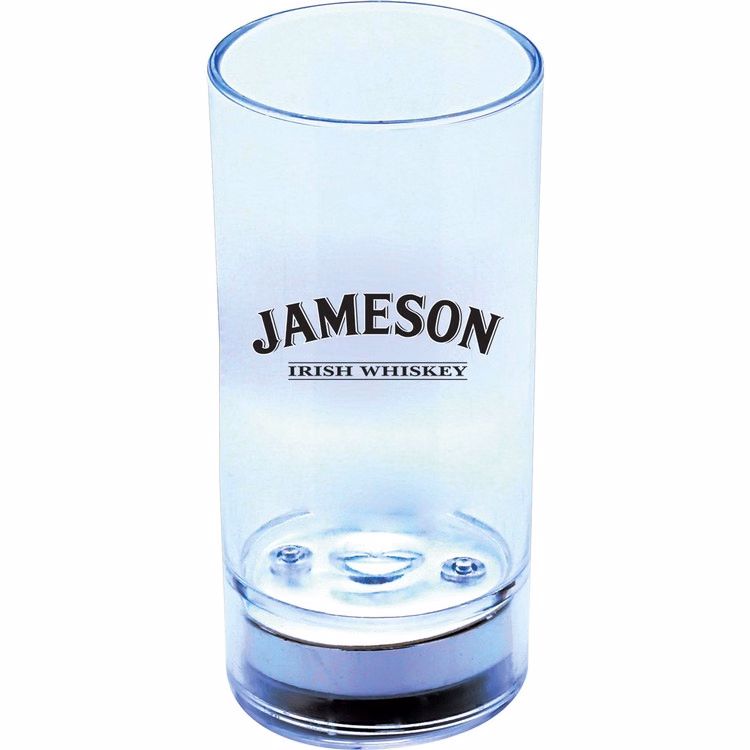 2 Oz. Slammer Tall Acrylic Shot Glass w/ LED Lights