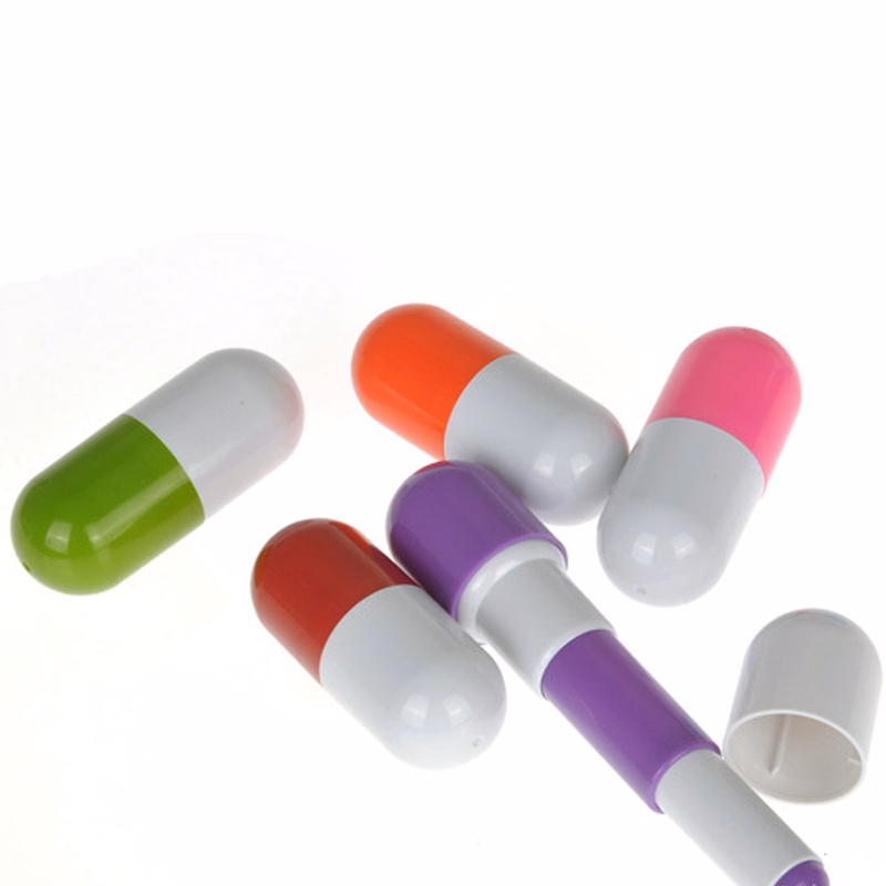 Pill Shaped Ballpoint Pen