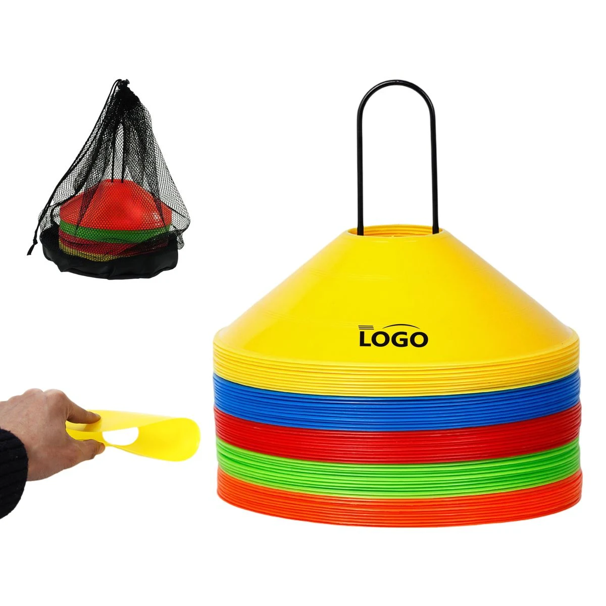 Soccer Training Discs Cone Markers Basketball Obstacles 1