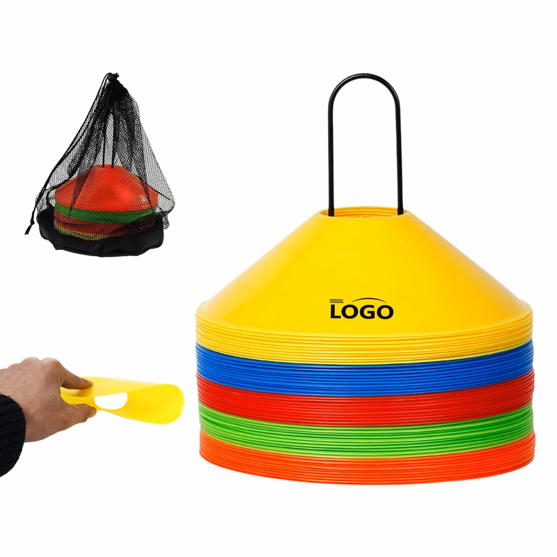 Soccer Training Discs Cone Markers Basketball Obstacles