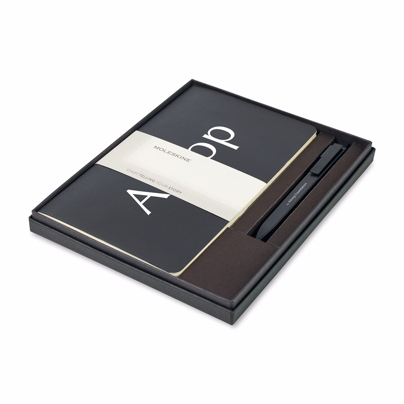Moleskine® Large Volant and GO Pen Gift Set