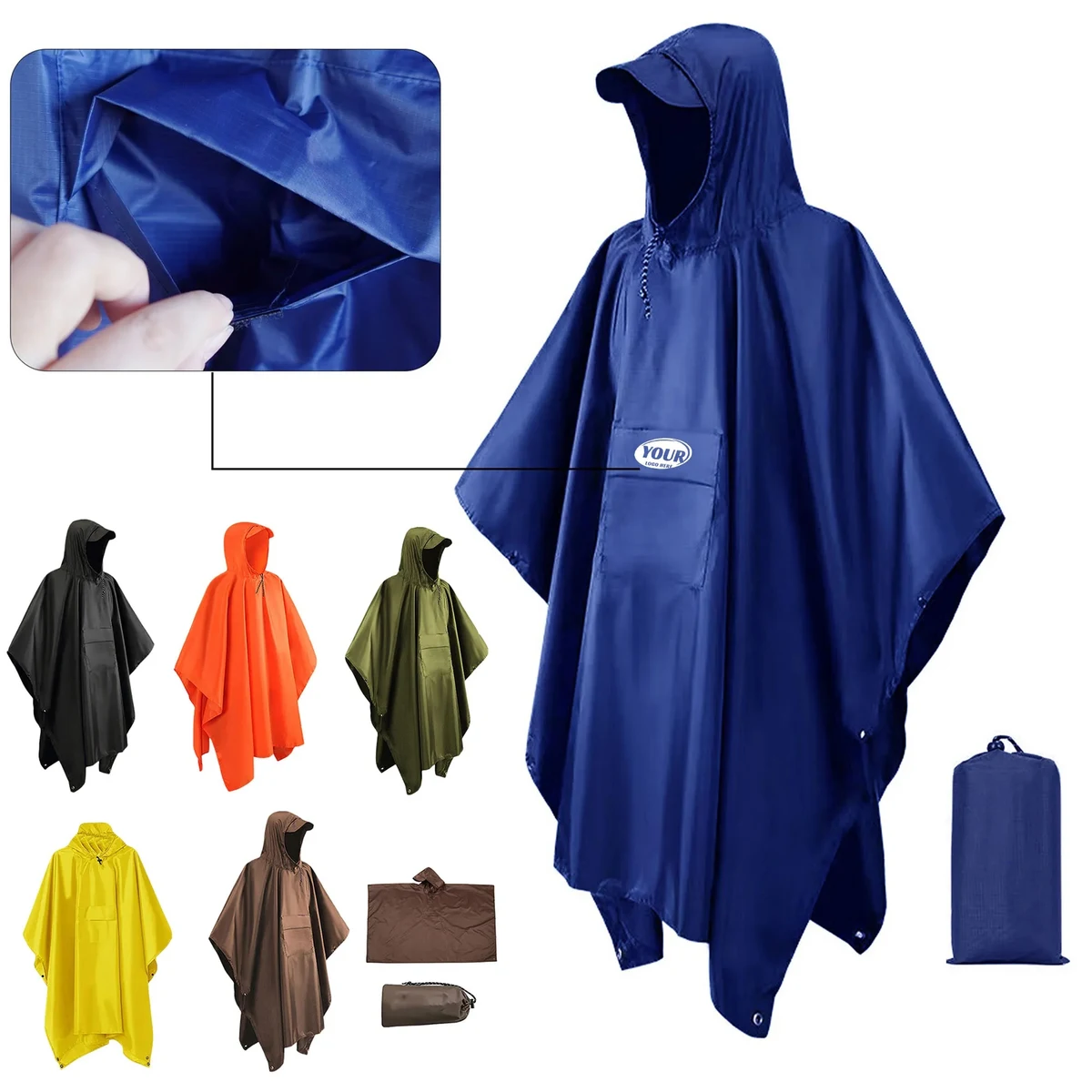 Hooded Poncho 1