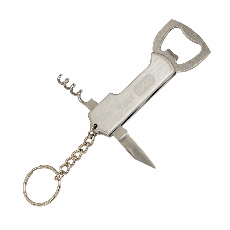 Multifunction Pocket Survival Tool Key Chain Bottle Opener