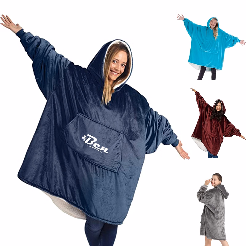 Wearable Blanket Sweatshirt For Women And Men