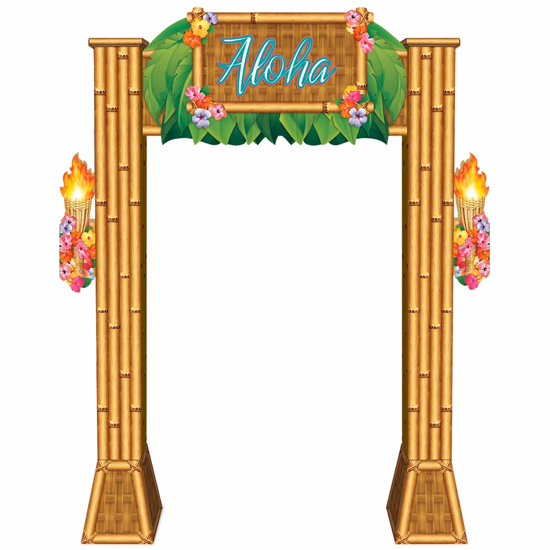 Luau 3-D Archway Prop