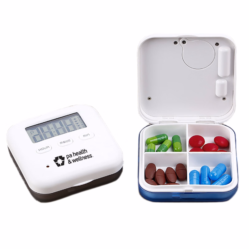 Travel Pill Box with Alarm
