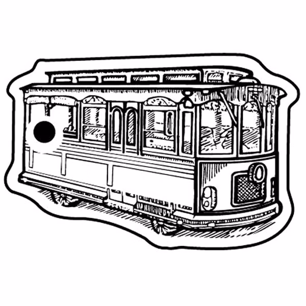 Trolley Key Tag - Spot Color