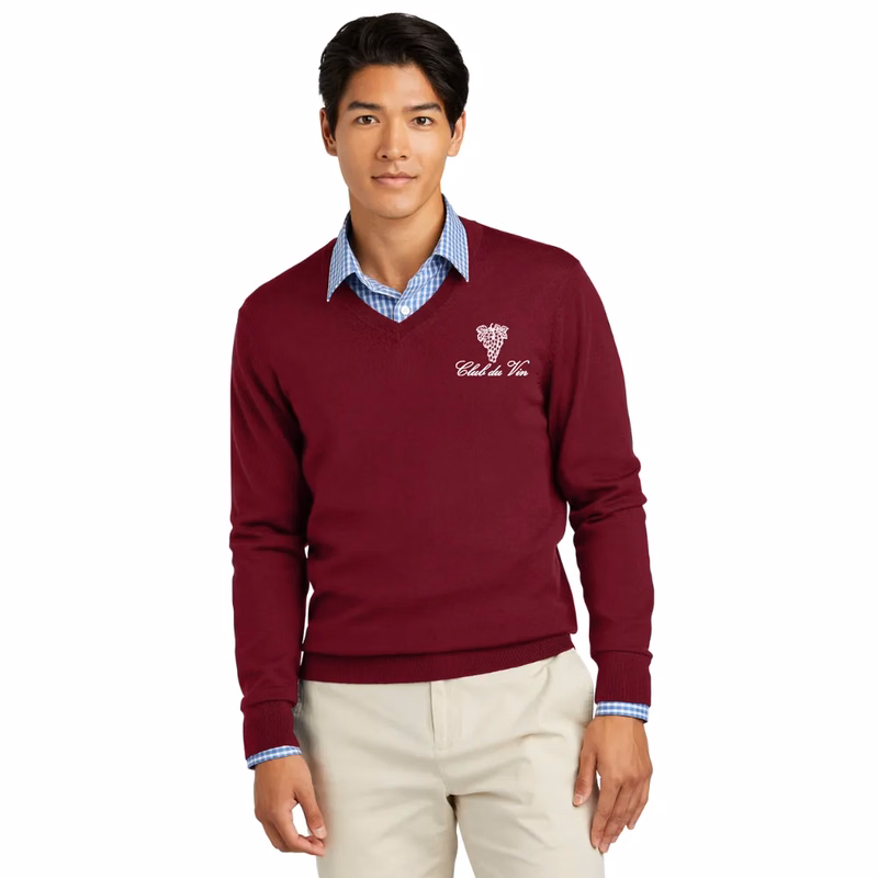 Brooks Brothers (R) Washable Merino V-Neck Sweater