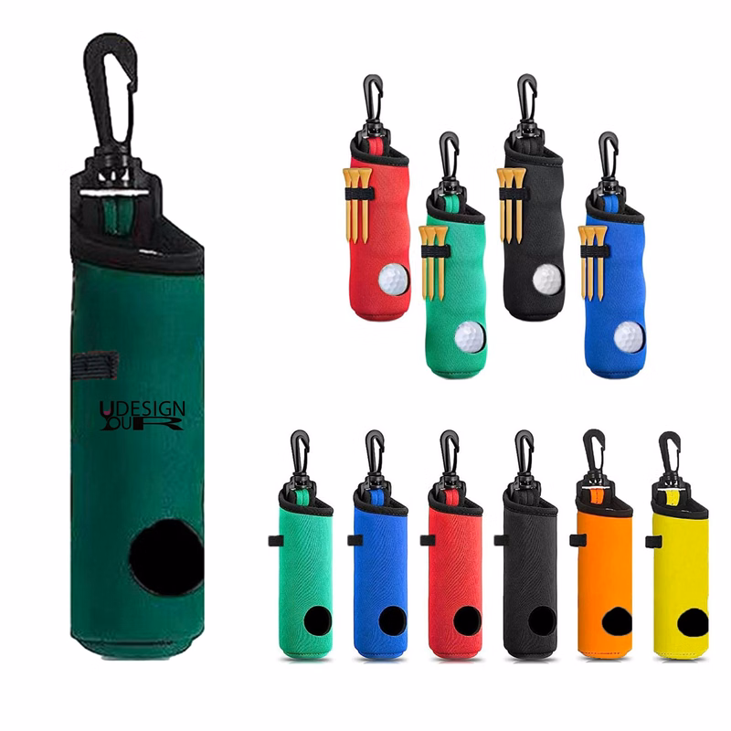 Neoprene Golf Ball Bag With Carabiner