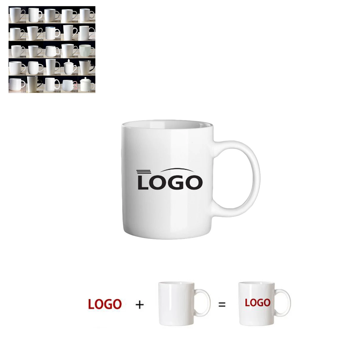 11 OZ Ceramic Mug With Your Logo 1