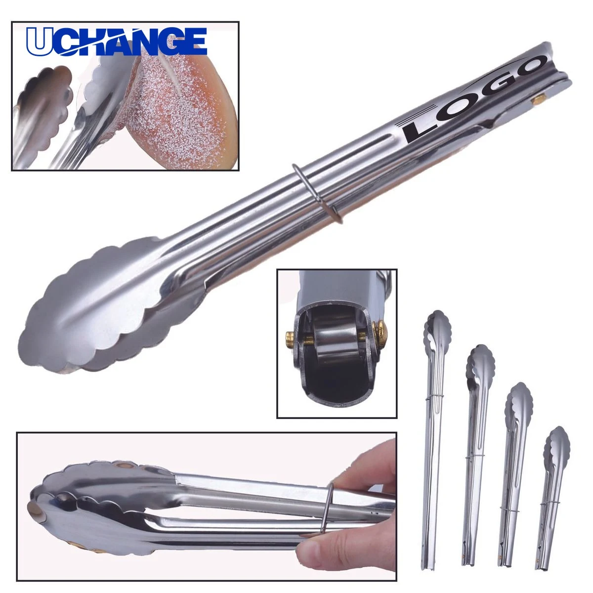 Stainless Steel Food Tongs 1