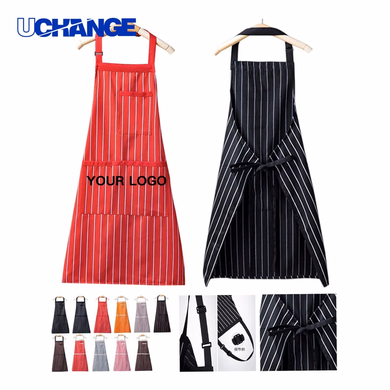 Full Length Apron with Cooking Pockets for Kitchen Use