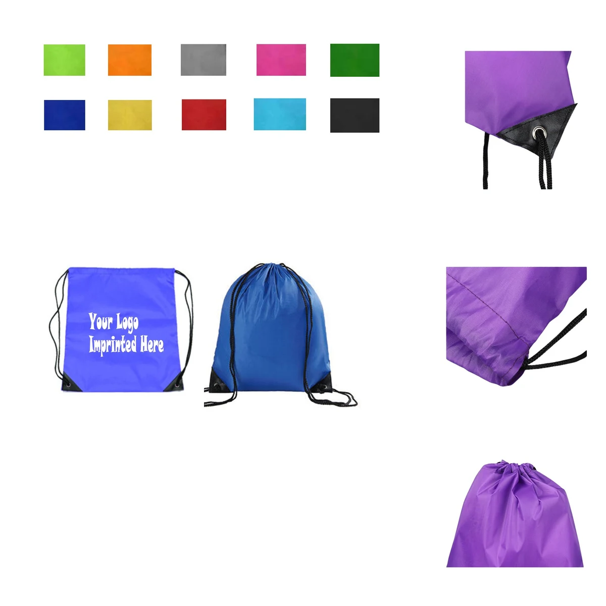 Storage Polyester Drawstring Bag 1