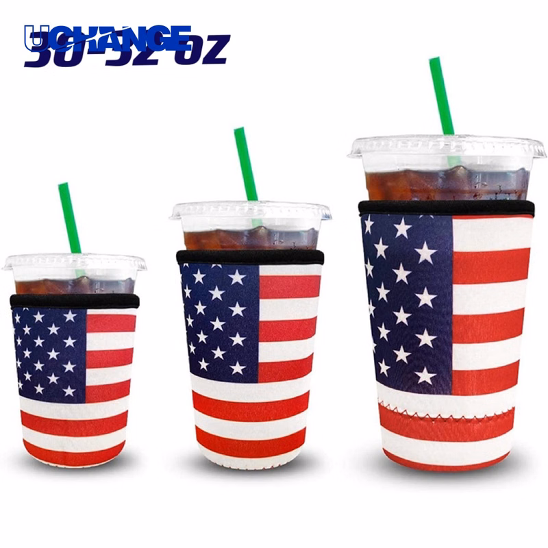 Large Neoprene Coffee Cup Holder Sleeve