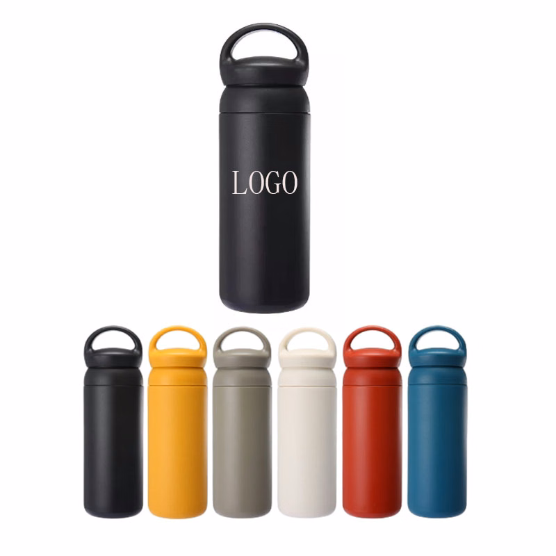 12 oz Stainless Steel Travel Water Bottle W/ Handle