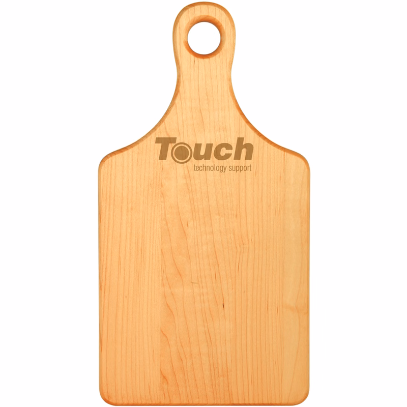 13 1/2" x 7" Maple Paddle Shaped Cutting Board MADE IN THE USA!