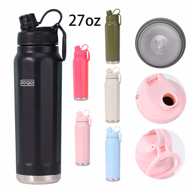 27 oz 304 Stainless Steel Insulated Sports Water Bottle