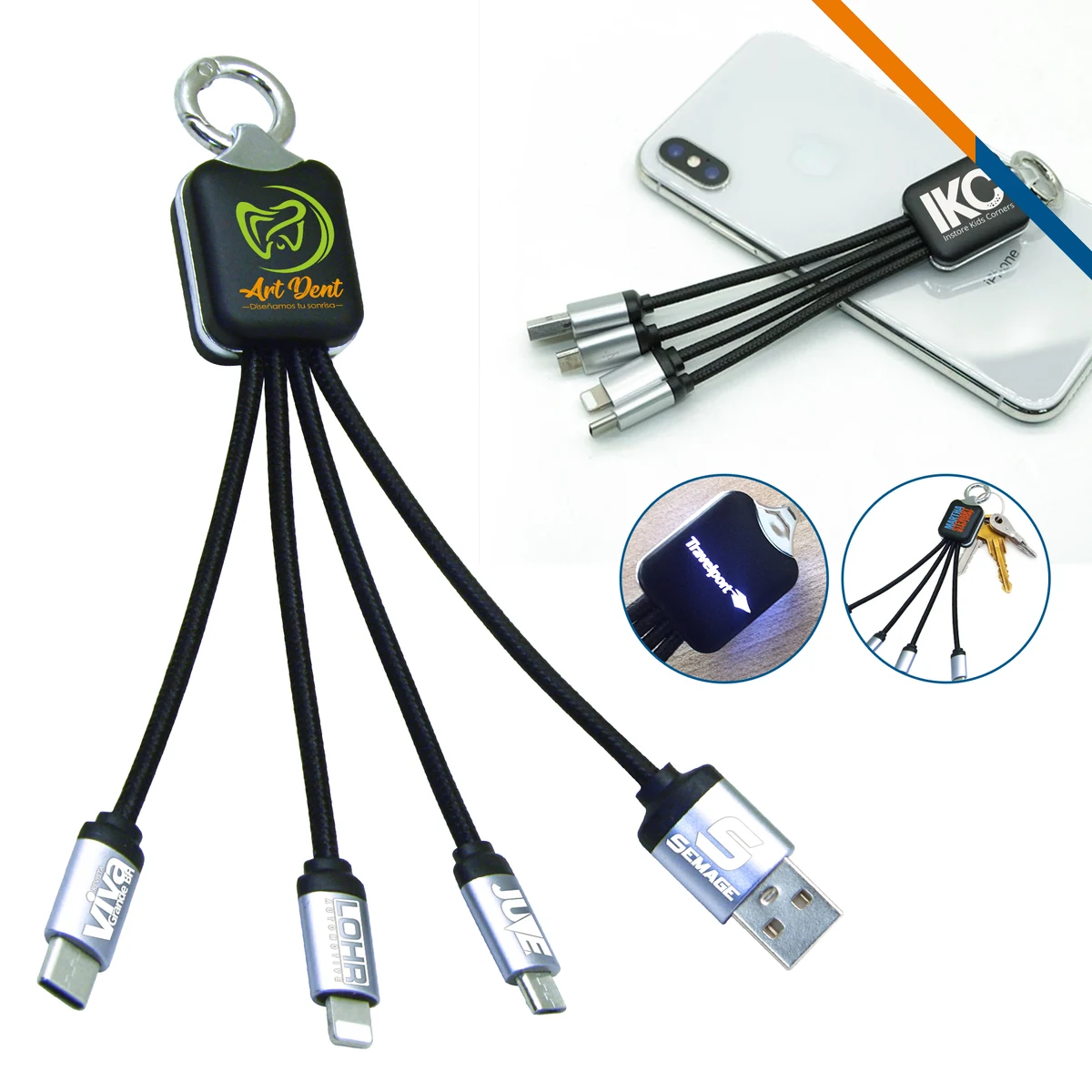Infinity 3in 1 Charging Cable 1