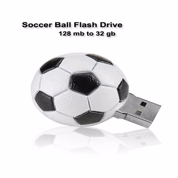 Soccer Ball Flash Drive / USB - 1 GB