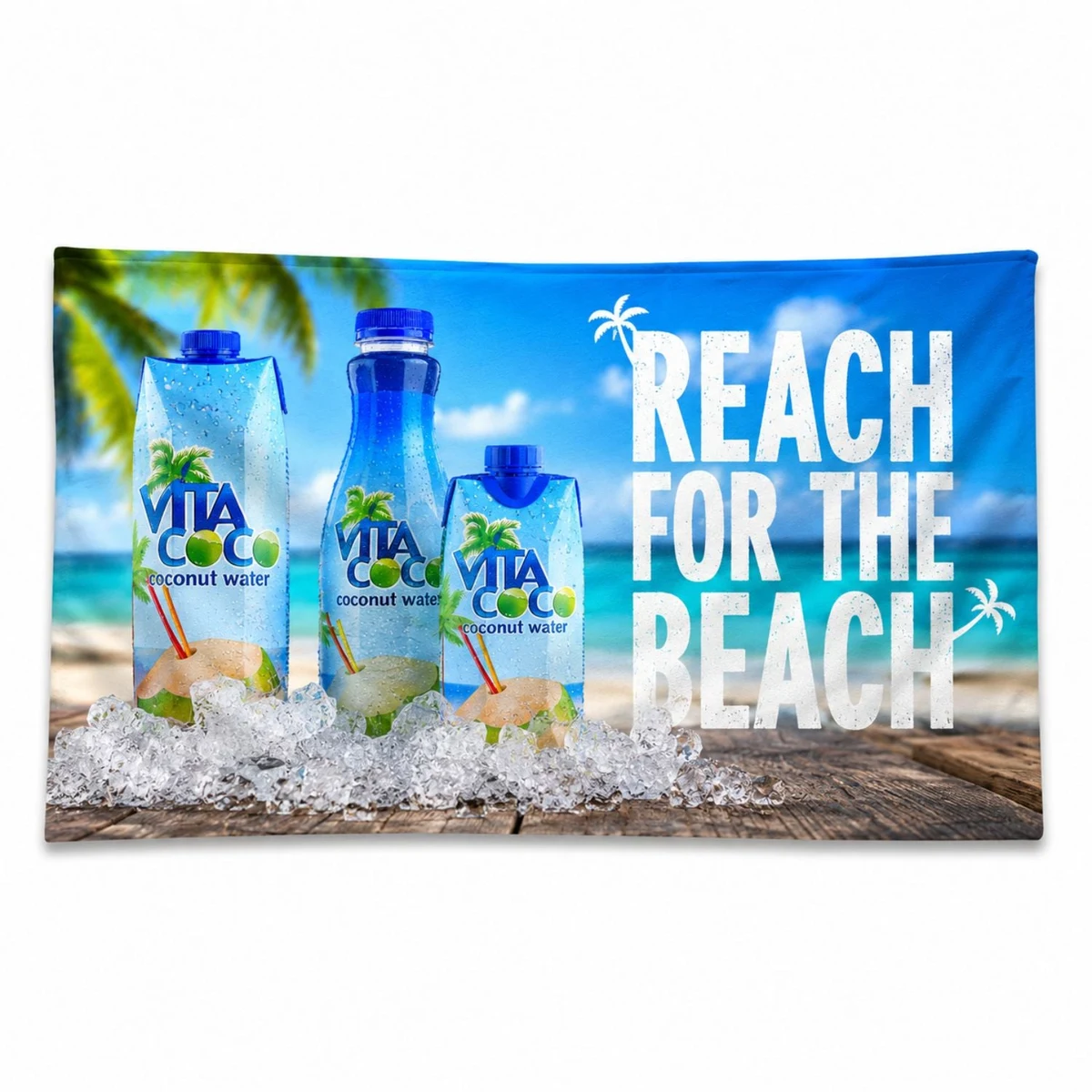 48 Hr Quick Ship - Absorbent Microfiber Dri-Lite Terry Cycling Towel, 20x40, Sublimated 1