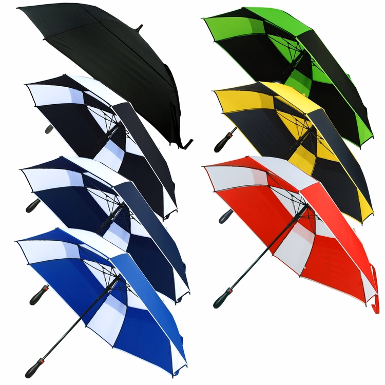 61" Auto Open Wind Proof Heavy Duty Square Golf Umbrella