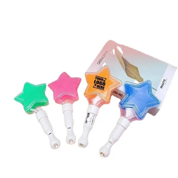 Colorful Heart and Star shaped Glow Stick Wand for Parties 1