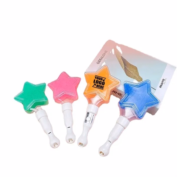 Colorful Heart and Star shaped Glow Stick Wand for Parties