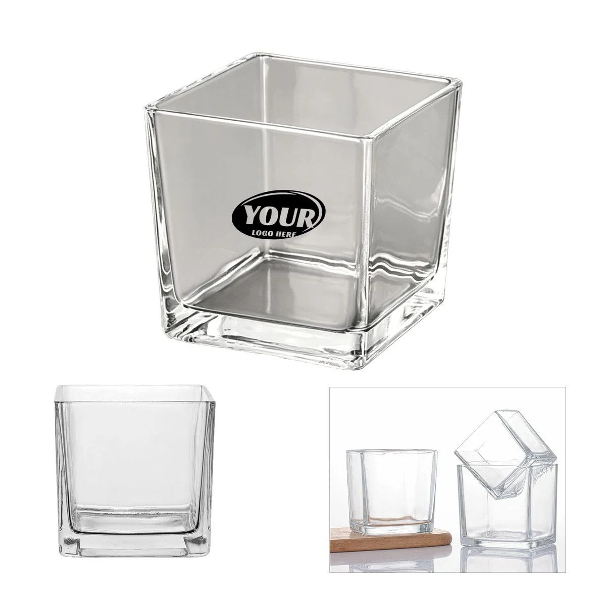Multipurpose Square Glass Cup 1