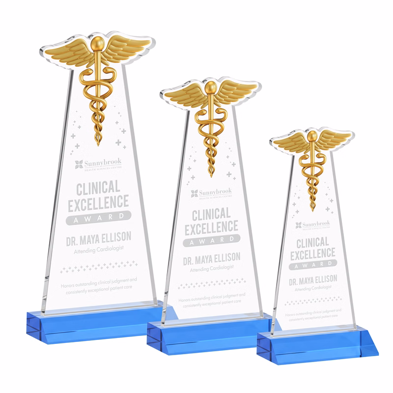Caduceus Award - Sky Blue