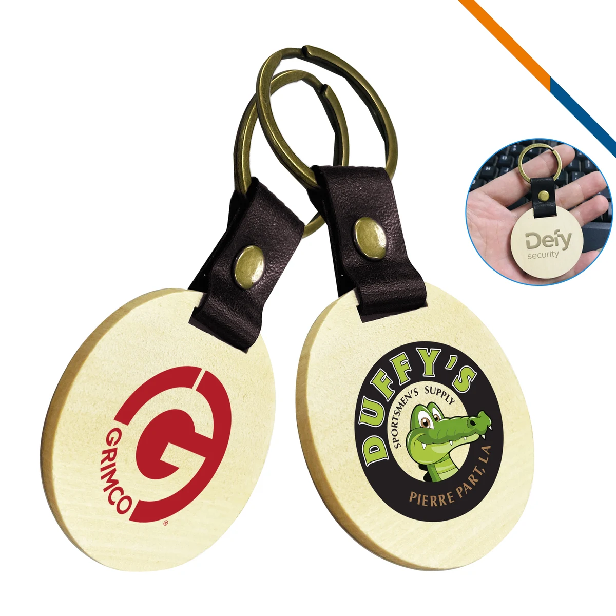 Katla Wooden Key Chain 1