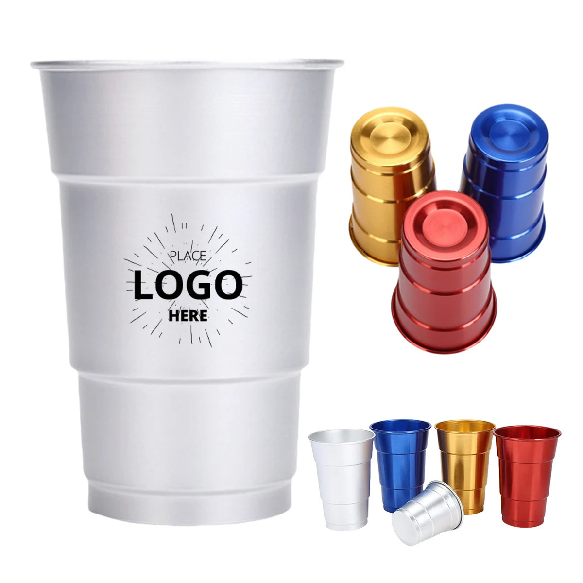 17 Oz Recyclable Cold Drinking Aluminum Cup For Party 1