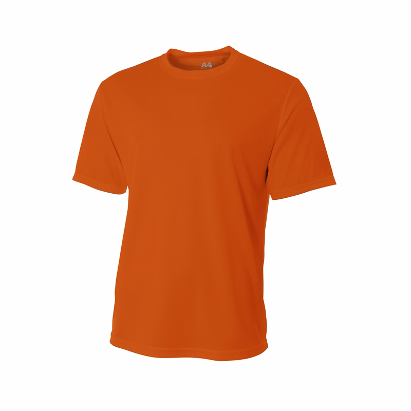 A4 Short Sleeve Birds-Eye Mesh Crew
