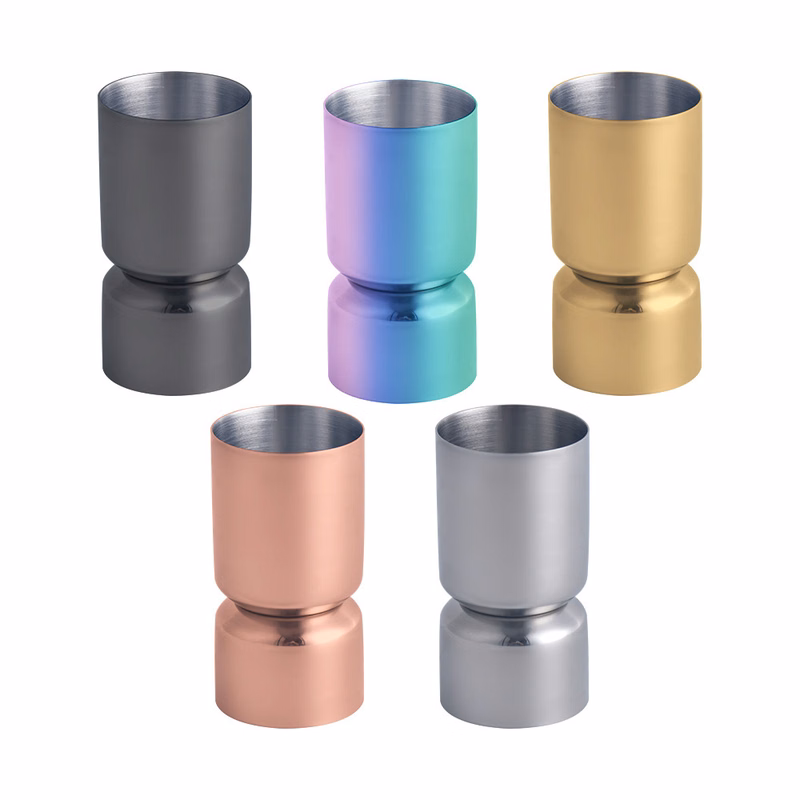 1.7 oz Double Jigger Stainless Steel Cocktail Measuring Cup