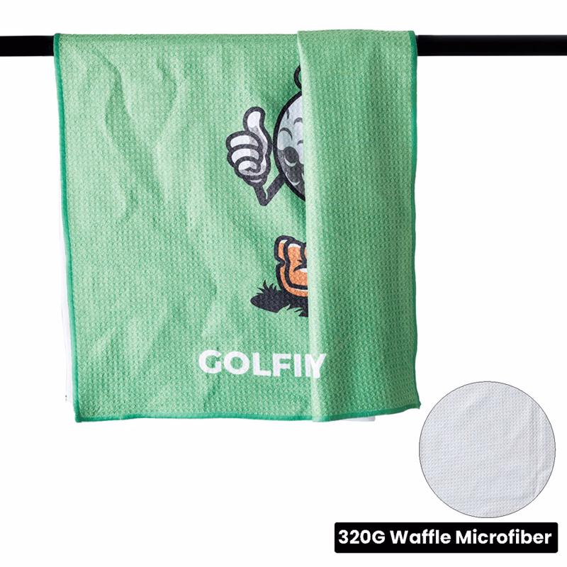 Quick-Dry Microfiber Waffle Sports Towel - 20" x 30"