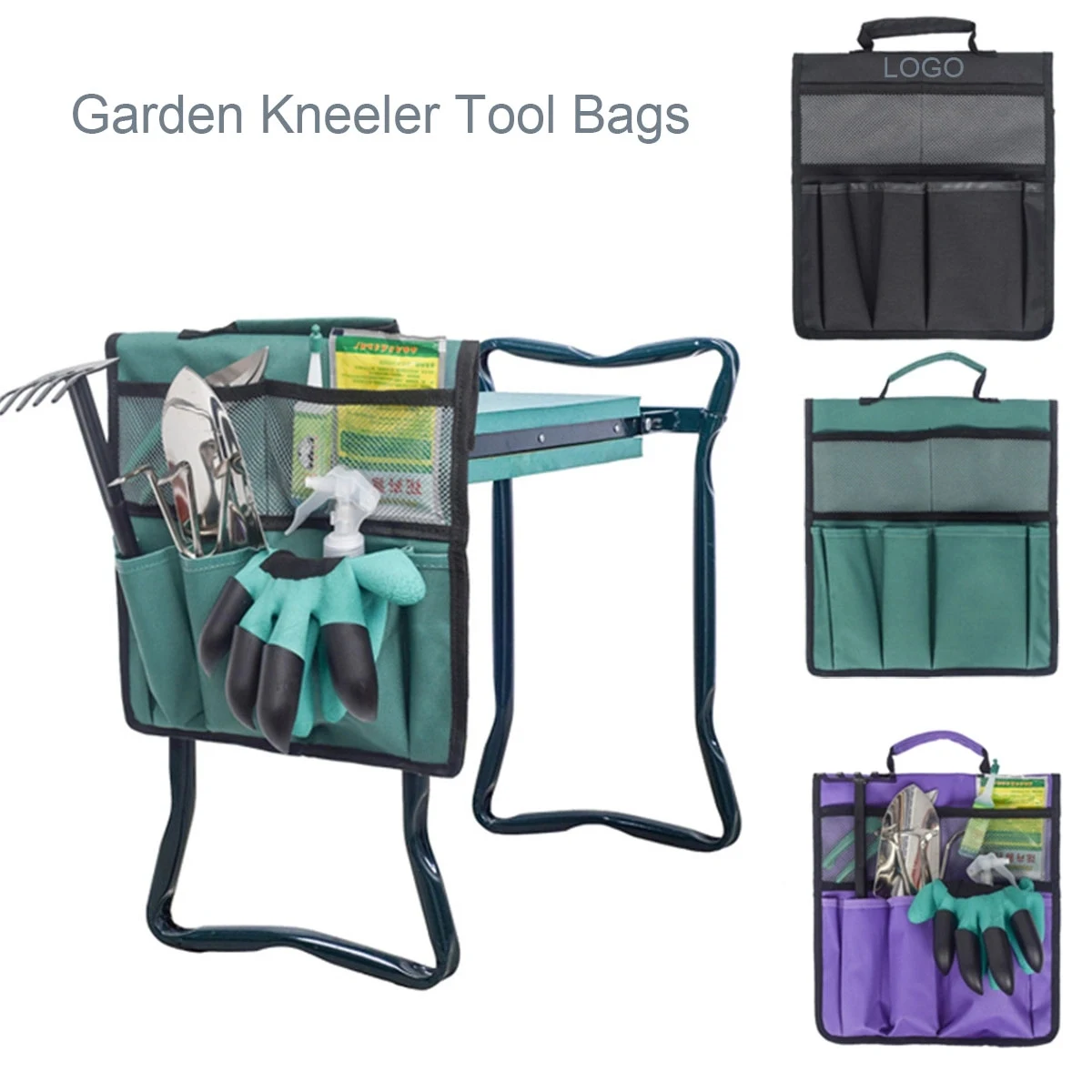 Gardening Storage Tote Kneeler Tool Bags 1