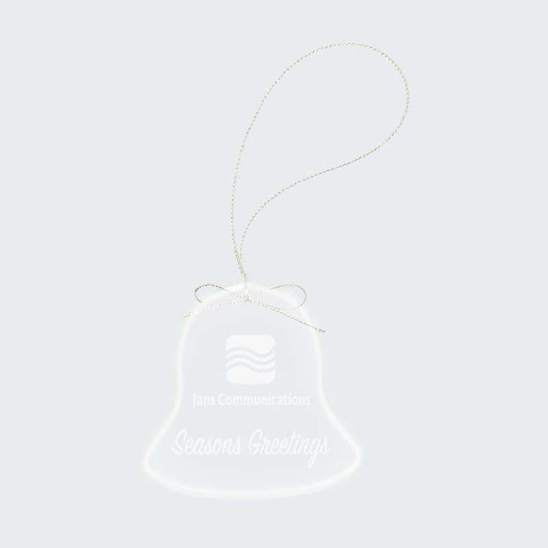 2 3/4" Crystal Bell Ornament