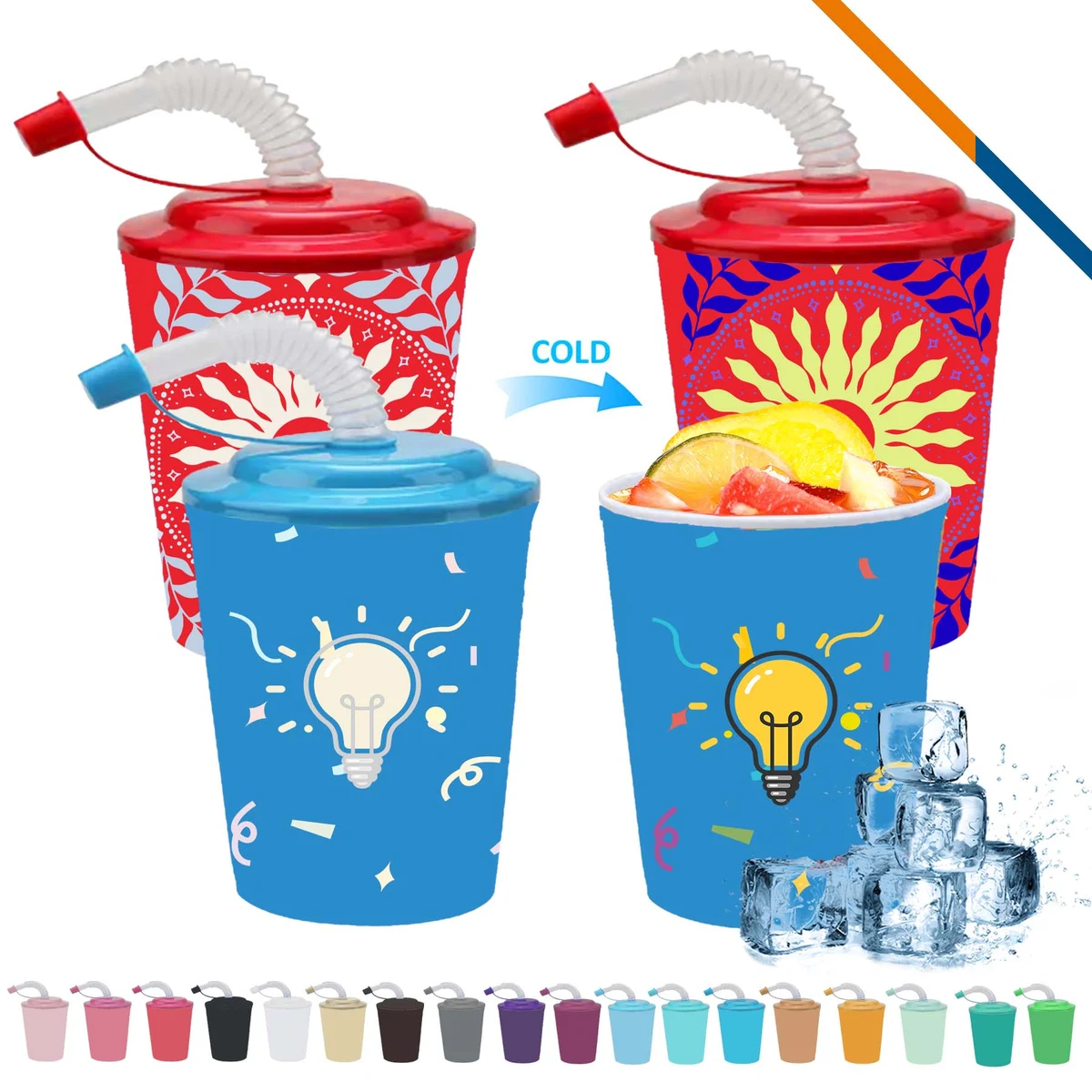 Vintor Cold Color Changing Cups - 8.4 OZ. 1