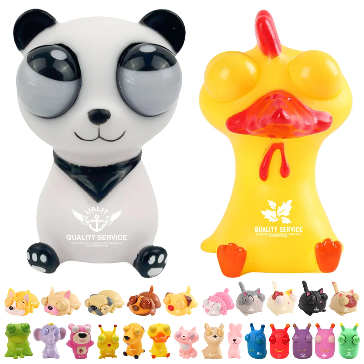 Silicone Animals Shape Stress Relievers 1