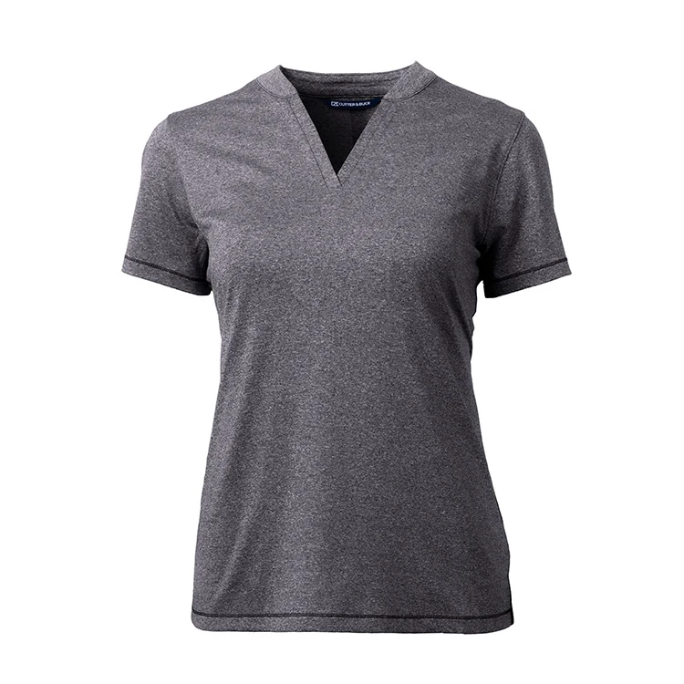 Cutter and Buck Ladies Forge Heather Stretch Blade Top 1