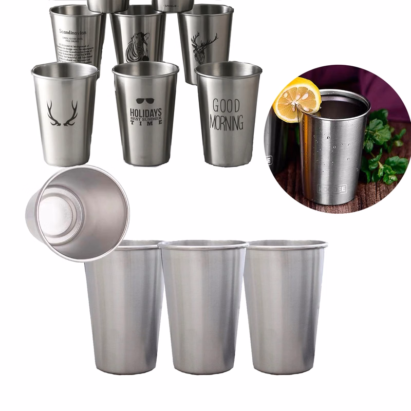 12oz. Stainless Steel Pint Cup