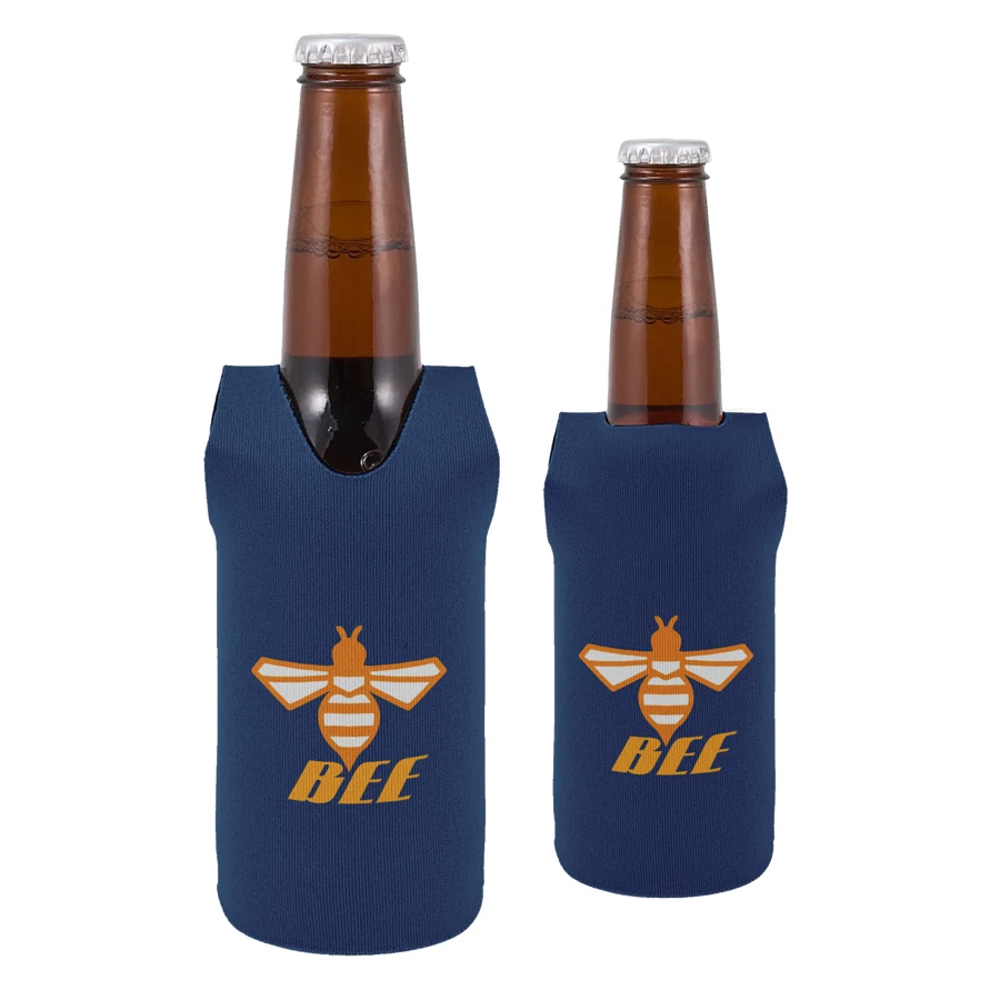 Vest Shaped Collapsible 12 Oz Bottle Kooler w/ Custom Logo - 1