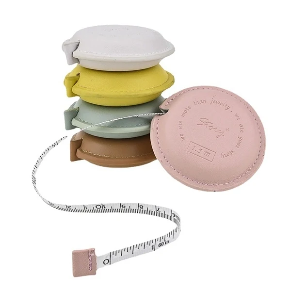 Promotional PU Leather circle Tape Measure 1